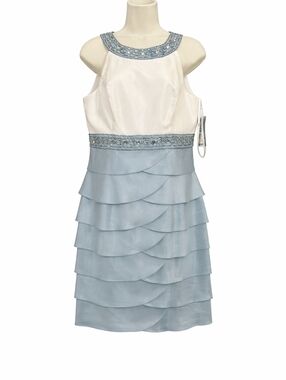 Jessica Howard rhinestone ruffled dress size 10 nwt